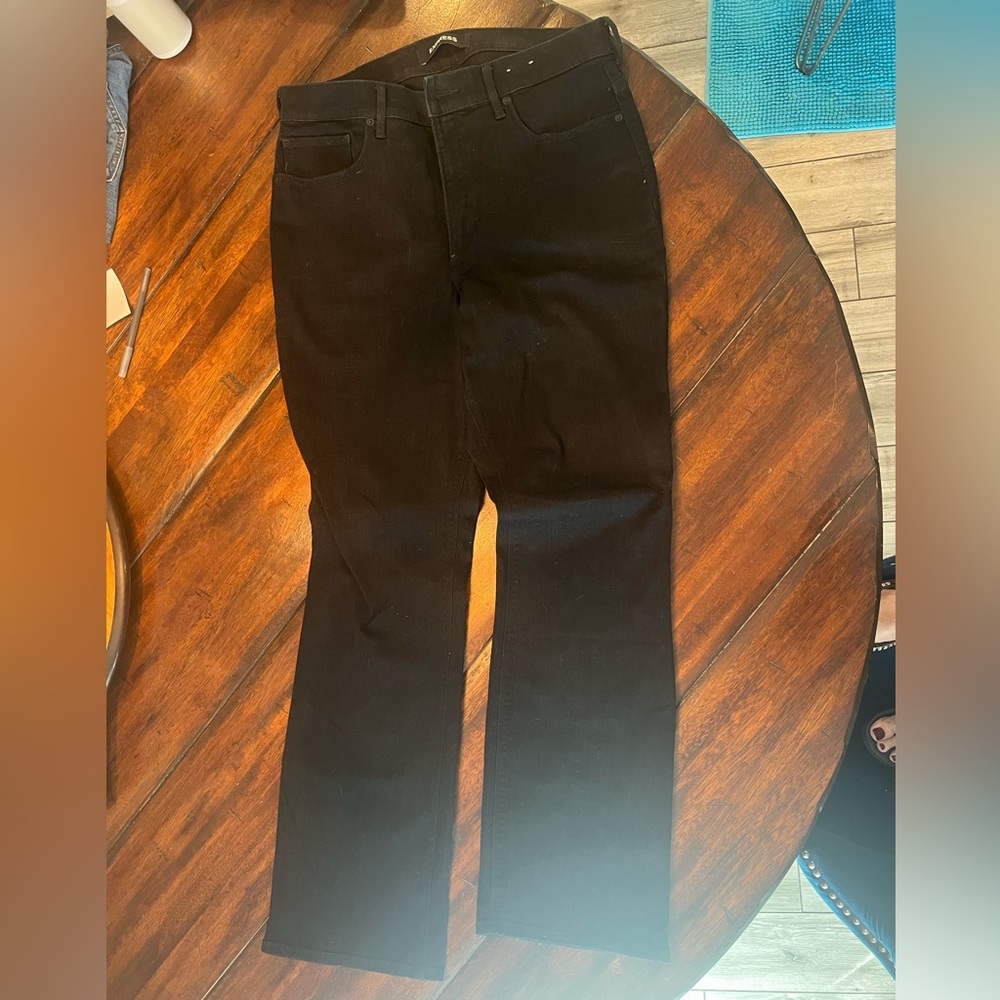 Express Black Denim Jeans